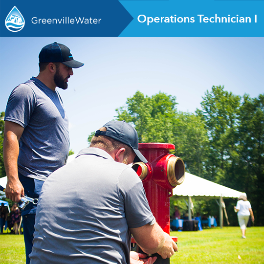 Construction Technician Water Utility Greenville, SC Greenville